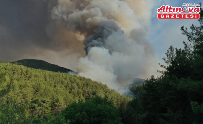 Kastamonu-Karabük sınırında çıkan ikinci yangına müdahale ediliyor