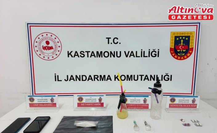 Kastamonu'da uyuşturucu operasyonunda 2 zanlı yakalandı
