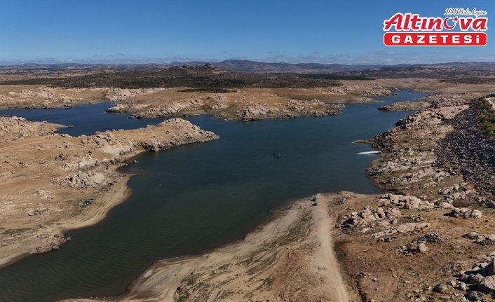 Kırklareli'nde Kayalıköy Barajı'nın doluluk oranı yüzde 6'ya düştü