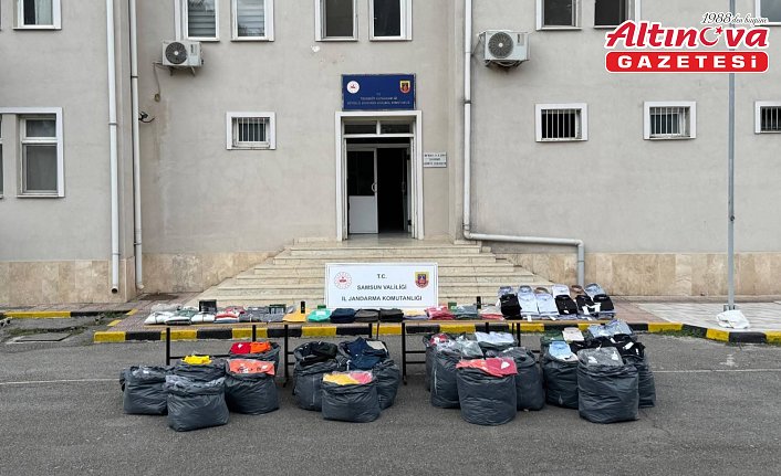 Samsun'da çok sayıda sahte markalı ürün ele geçirildi