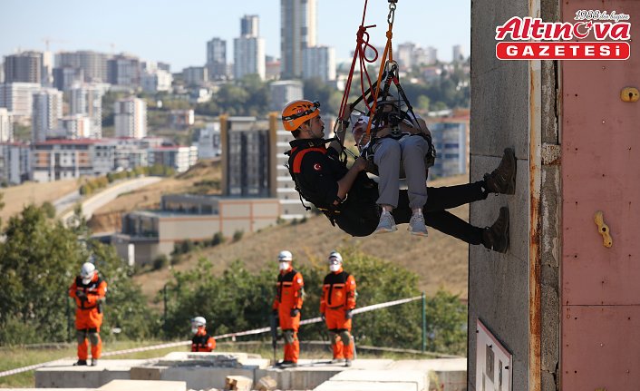 Samsun'da deprem tatbikatı yapıldı