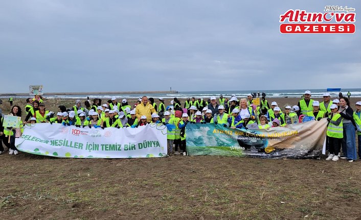 Samsun'da Dünya Temizlik Günü kapsamında çevre temizliği yapıldı