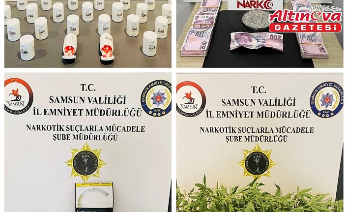 Samsun'da uyuşturucu operasyonunda 6 zanlı yakalandı