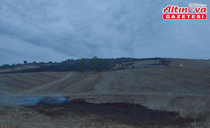 Samsun'da anız yangınında yaklaşık 150 dekar tarım arazisi zarar gördü