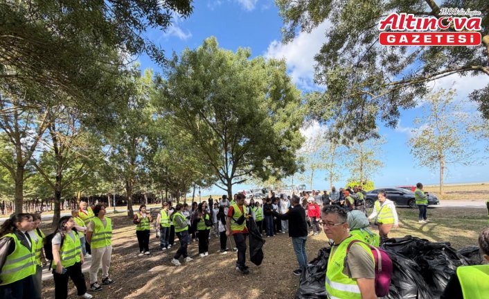 Samsun'da Dünya Temizlik Günü kapsamında çevre temizliği yapıldı