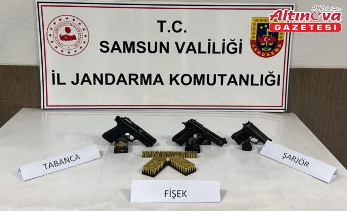 Samsun'da düzenlenen silah operasyonunda 1 kişi gözaltına alındı
