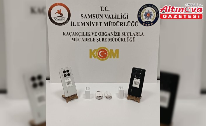 Samsun'da kaçakçılık operasyonunda 1 şüpheli gözaltına alındı