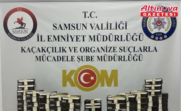 Samsun'da kaçakçılık operasyonunda 1 zanlı yakalandı