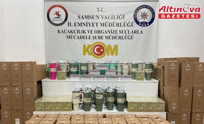 Samsun'da kaçakçılık operasyonunda 2 zanlı yakalandı