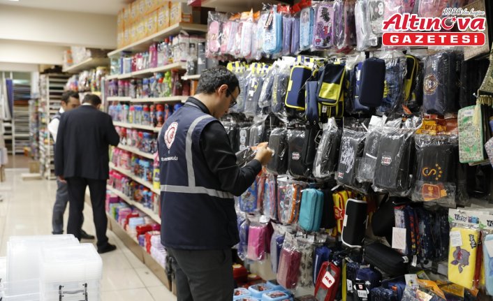 Samsun'da kırtasiye ve okul ürünlerine yönelik denetim yapıldı