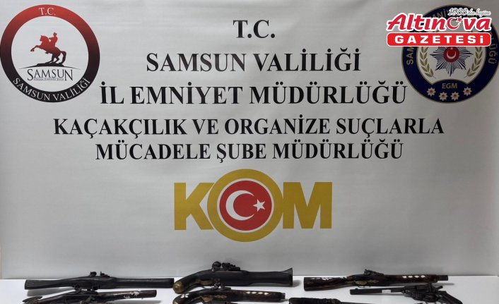 Samsun'da tarihi eser operasyonunda 1 şüpheli yakalandı