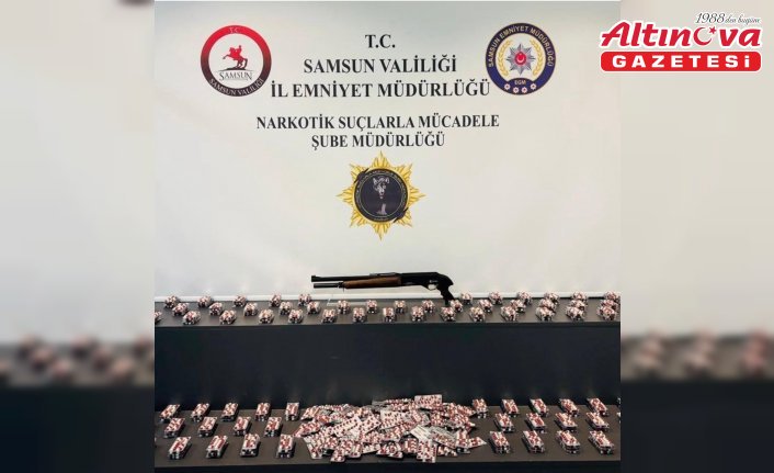 Samsun'da uyuşturucu operasyonunda 8 şüpheli gözaltına alındı