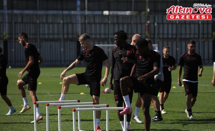 Samsunspor, Gaziantep FK maçının hazırlıklarını sürdürdü