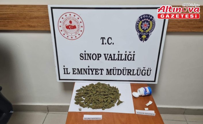 Sinop'ta uyuşturucu operasyonunda 2 kişi yakalandı