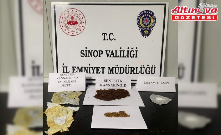 Sinop'ta uyuşturucu operasyonunda yakalanan 2 kişi tutuklandı