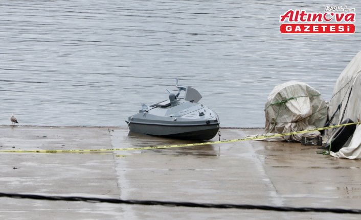 Trabzon'da balıkçılar tarafından insansız deniz aracı bulundu