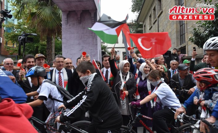 Trabzon'da “Özgür Filistin İçin Hareket Et“ sloganıyla etkinlik düzenlendi