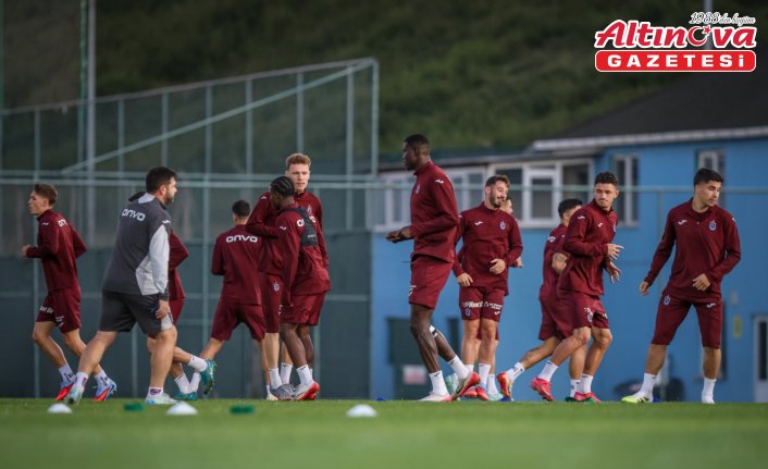 Trabzonspor, Fatih Karagümrük maçının hazırlıklarını sürdürdü
