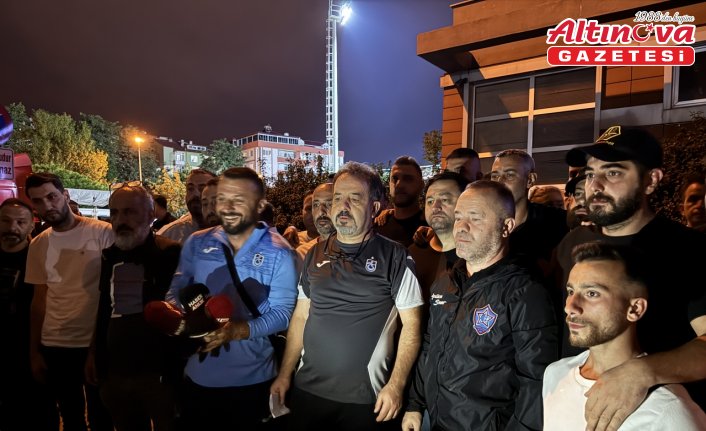 Trabzonsporlu taraftarlardan basın açıklaması