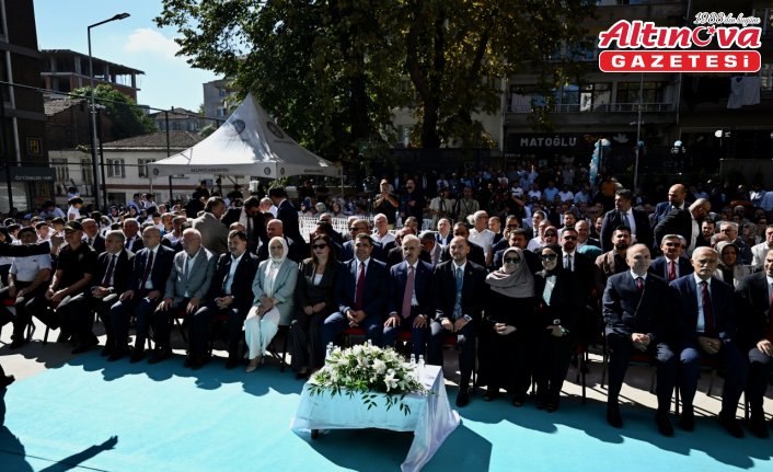 Ulaştırma ve Altyapı Bakanı Uraloğlu, Düzce'de okul açılışında konuştu: