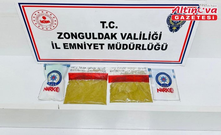 Zonguldak'ta uyuşturucu operasyonunda 1 zanlı tutuklandı