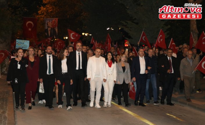 Amasya’da “Cumhuriyet“ yürüyüşü yapıldı