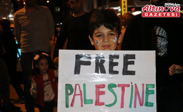 Amasya'da İsrail'in Gazze'ye saldırıları protesto edildi