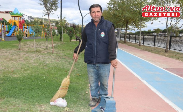 Amasya'da temizlik işçisinden örnek davranış