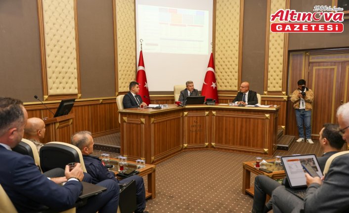 Artvin'de il koordinasyon kurulu toplantısı yapıldı