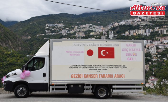 Artvin'de mobil mamografi cihazı hizmete girdi