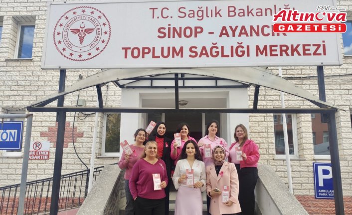 Ayancık’ta meme kanserine dikkat çekildi