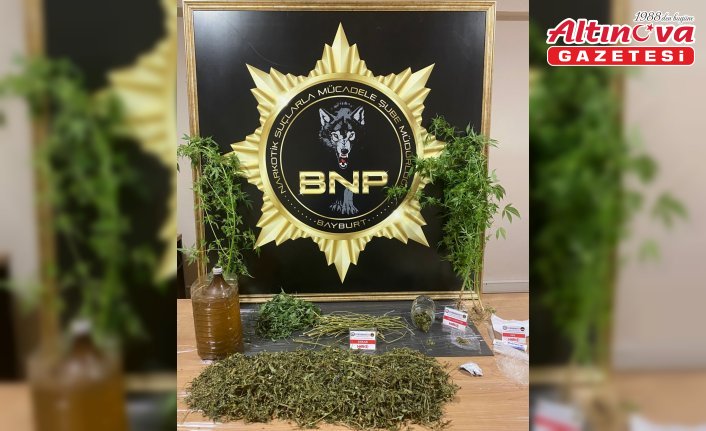 Bayburt'ta uyuşturucu madde ele geçirildi