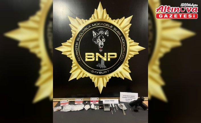Bayburt'ta uyuşturucu operasyonunda 1 şüpheli tutuklandı