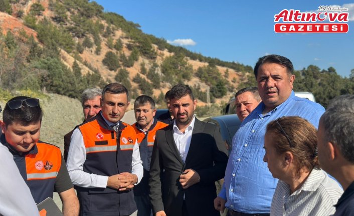 Boyabat Barajı sahil yolunda iyileştirme çalışması başladı