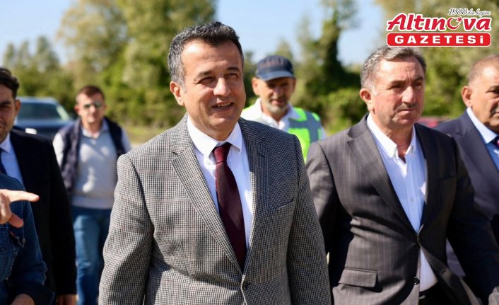 Büyükşehir Belediye Başkanı Doğan, Terme'de bulvar yolu çalışmalarını inceledi