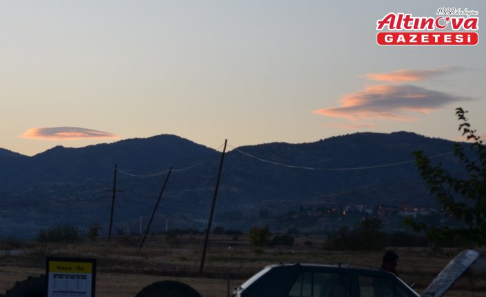 Çorum'da mercek bulutu görüntülendi