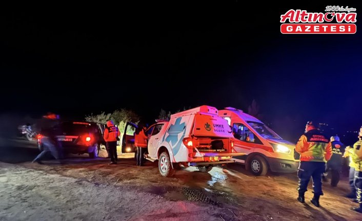 Düzce'de ormanlık alanda kaybolan yaşlı adamı arama kurtarma ekipleri buldu