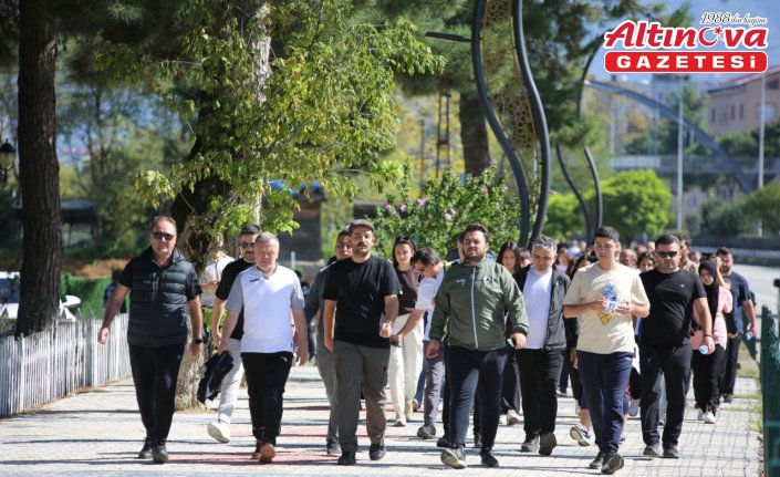 Espiye'de sağlıklı yaşam için yürüyüş yapıldı