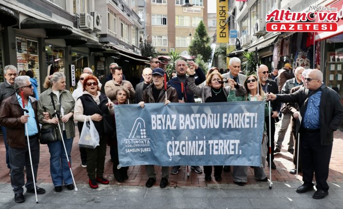 Görme engellilerden beyaz bastonun “sosyal güvence“ye alınması talebi