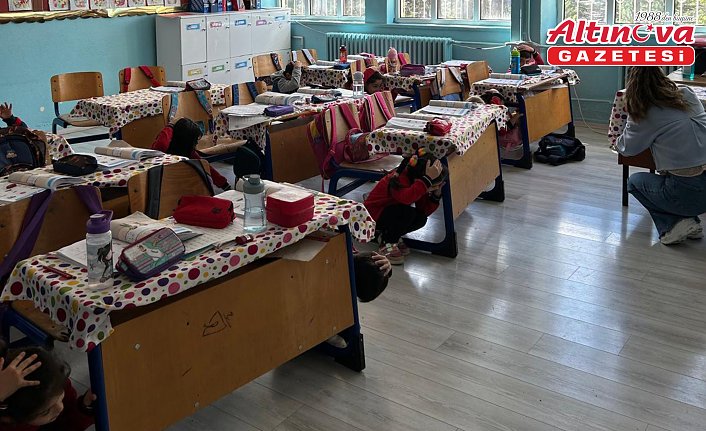 Havza'da deprem ve yangın tatbikatı yapıldı