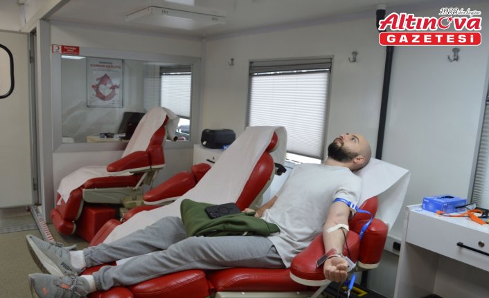 Havza'da 40 ünite kan bağışı yapıldı