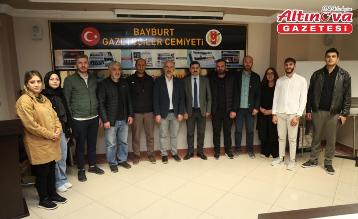 İletişim Başkanlığı Erzincan Bölge Müdürü Akkaya, Bayburt'ta gazetecilerle buluştu
