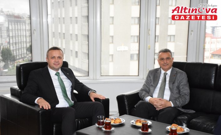 İlkadım Belediye Başkanı Kurnaz'dan AA Samsun Bölge Müdürlüğüne ziyaret