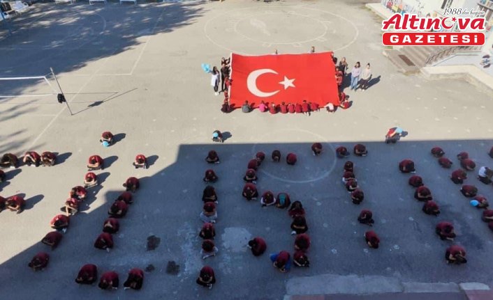 Kargı'da öğrenciler Filistin'de yaşanan zulme dikkati çekti