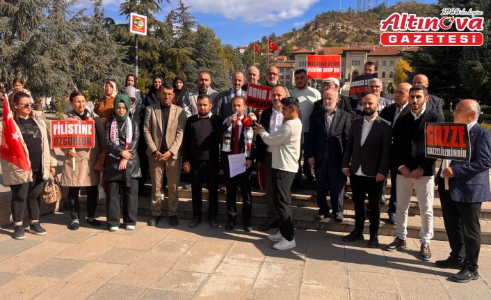 Kastamonu'da 5 siyasi partiden Küresel Sumud Filosu'na destek