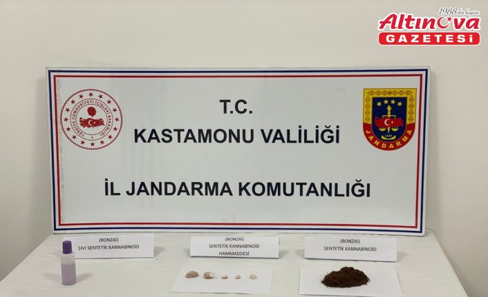 Kastamonu'da uyuşturucu operasyonunda yakalanan 2 zanlı tutuklandı