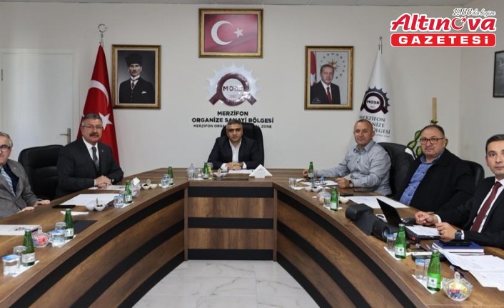 Merzifon OSB Yönetim Kurulu Toplantısı yapıldı