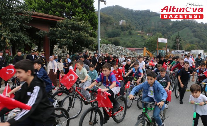 Of'ta 3. geleneksel Bisiklet Şöleni yapıldı