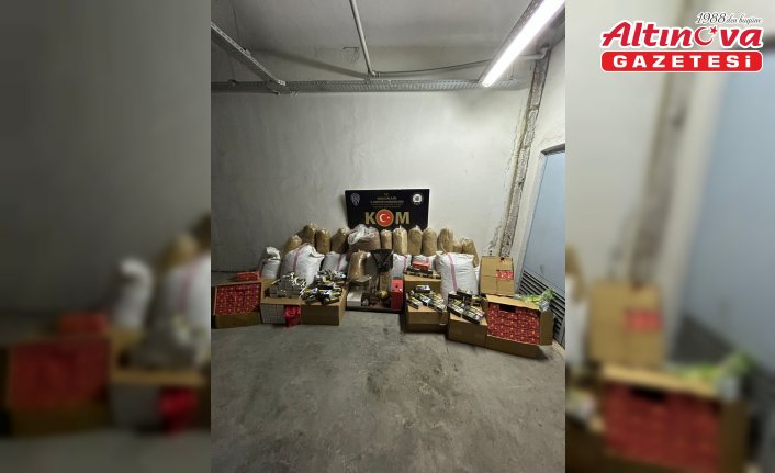 Ordu'da kaçakçılık operasyonunda 230 kilogram tütün ele geçirildi
