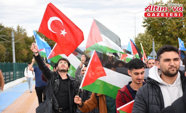 Samsun, Kastamonu ve Sinop'ta İsrail protesto edildi